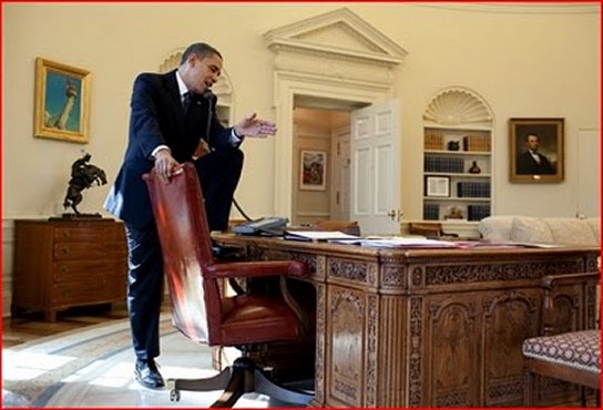 Decoration Access Obama Feet On Furniture