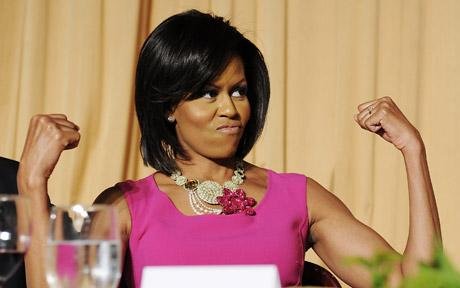 ugly michelle obama pictures. Michelle Obama Vows to Strike